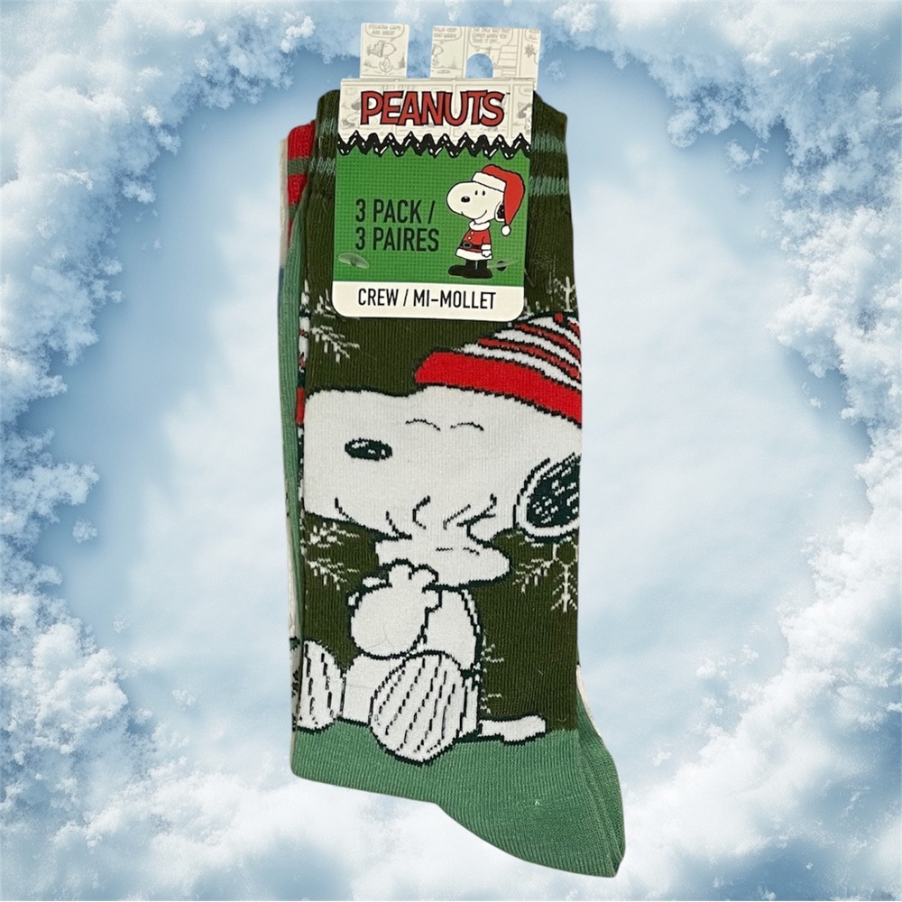 Peanuts Holiday Socks (3 Pack)